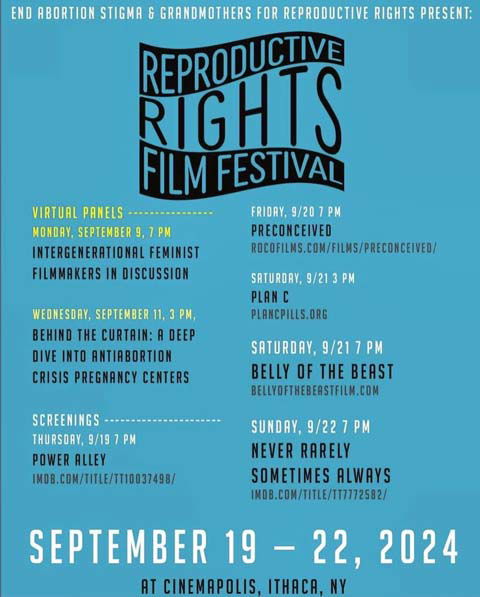 Reproductive Rights Film Festival at Cinemapolis!